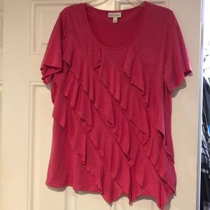 Flowy ruffled blouse